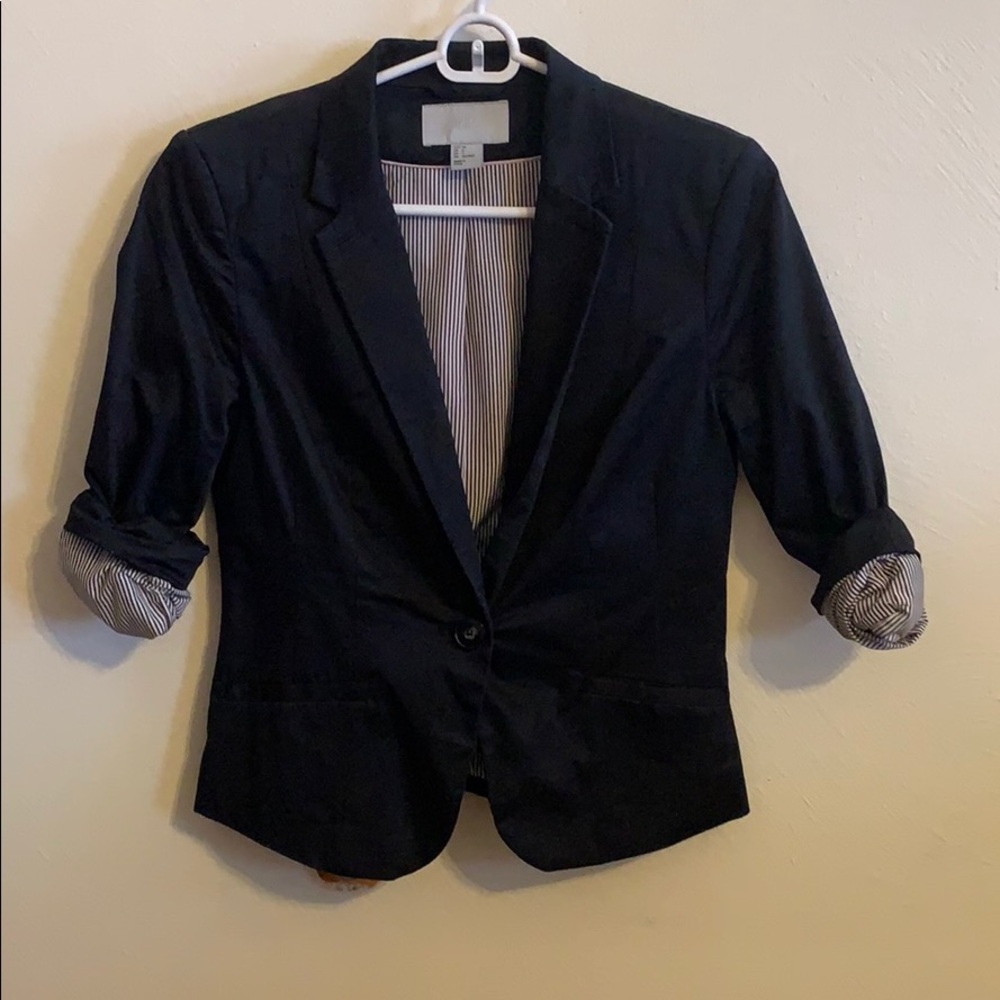 H&M black blazer, size 6